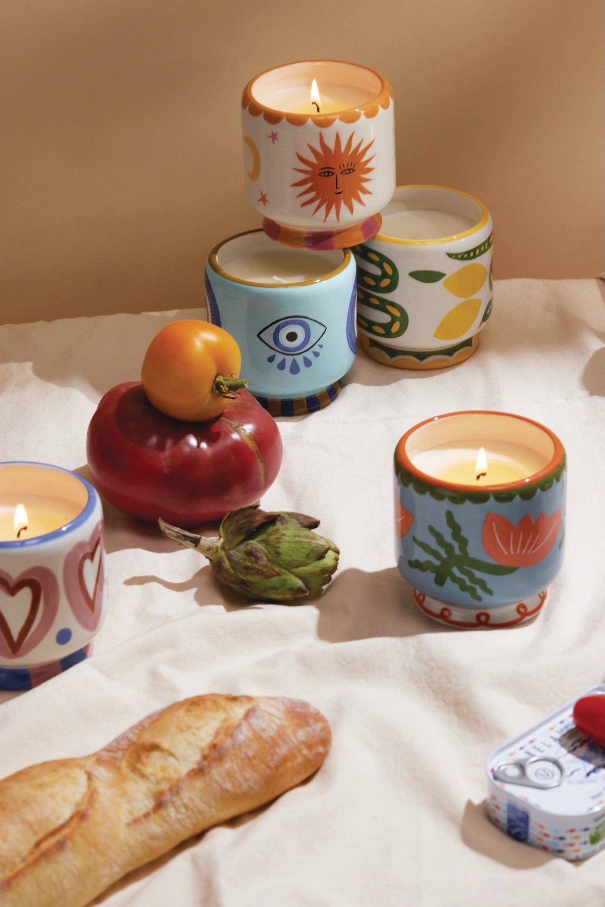 Paddywax A Dopo Eye Ceramic Candle | Incense & Smoke | 8oz