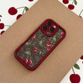 Leopard Cherries Phone Case by Coconut Lane