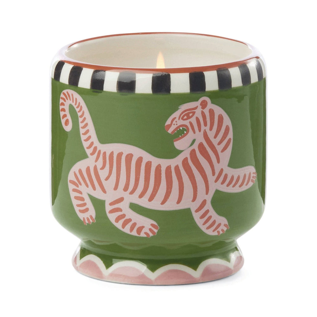 Paddywax A Dopo Tiger Ceramic Candle | Black Cedar & Fig | 8oz
