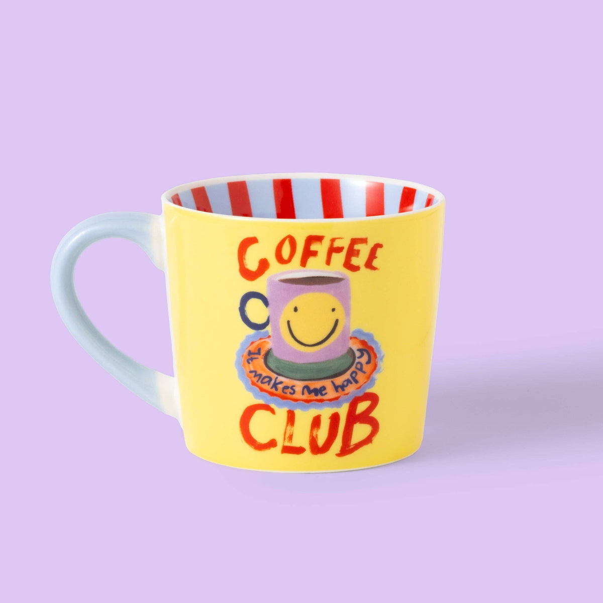 Eleanor Bowmer Coffee Club Mug | Yellow Bone China | 300ml