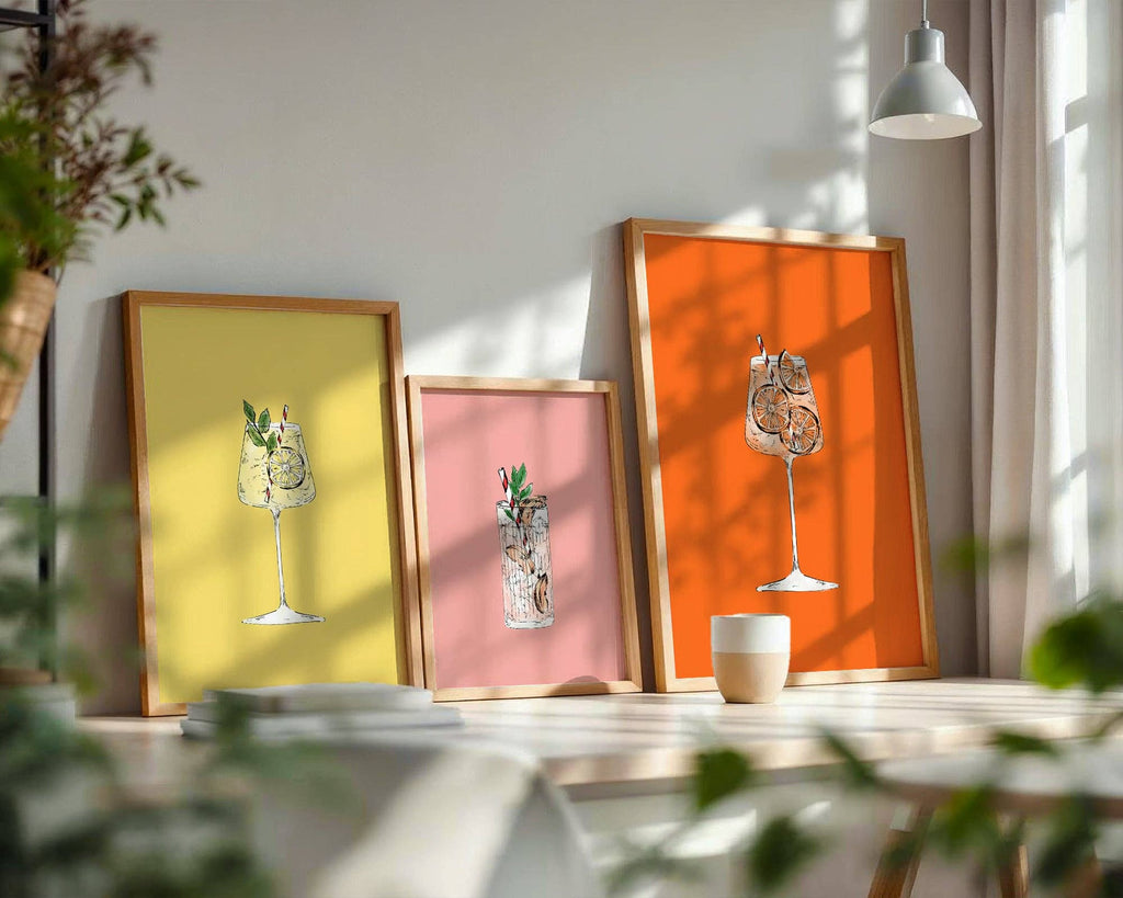 Aperol Spritz | Cocktail Wall Art Print