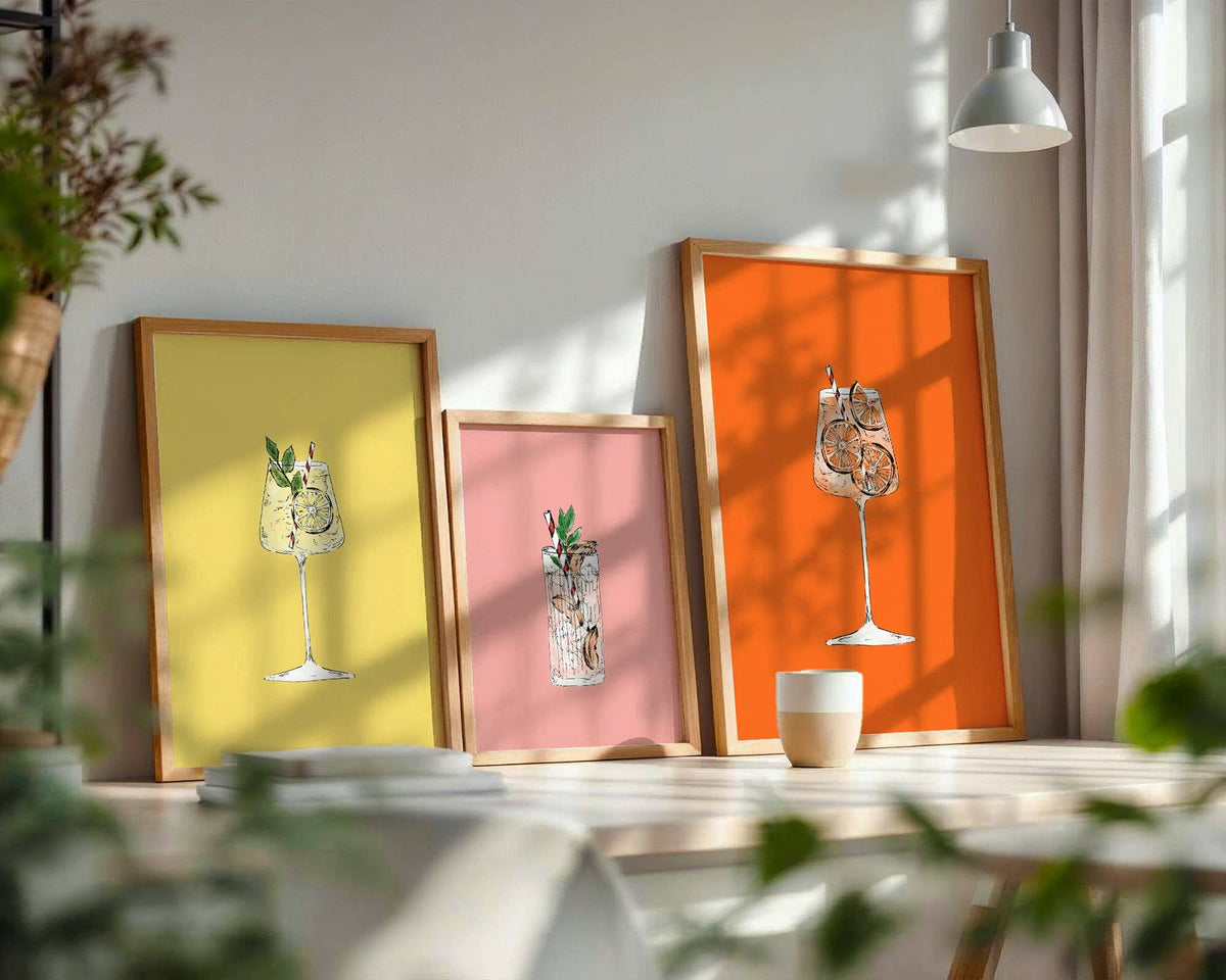 Aperol Spritz | Cocktail Wall Art Print