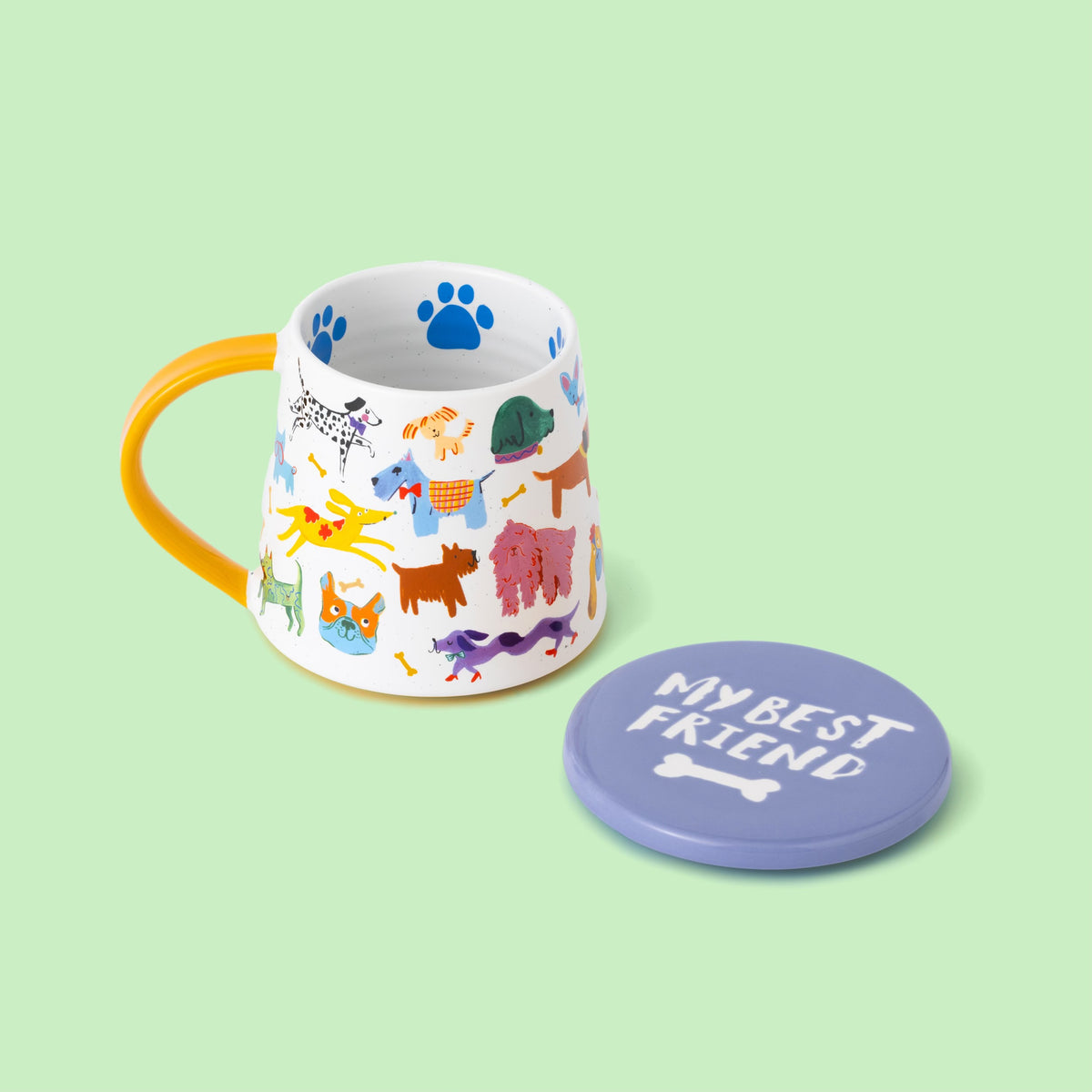 Eleanor Bowmer Cool Dog Club Mug & Coaster Set