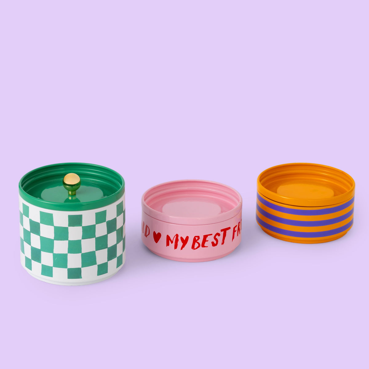 Eleanor Bowmer Stackable Treats Jar — Set of 3