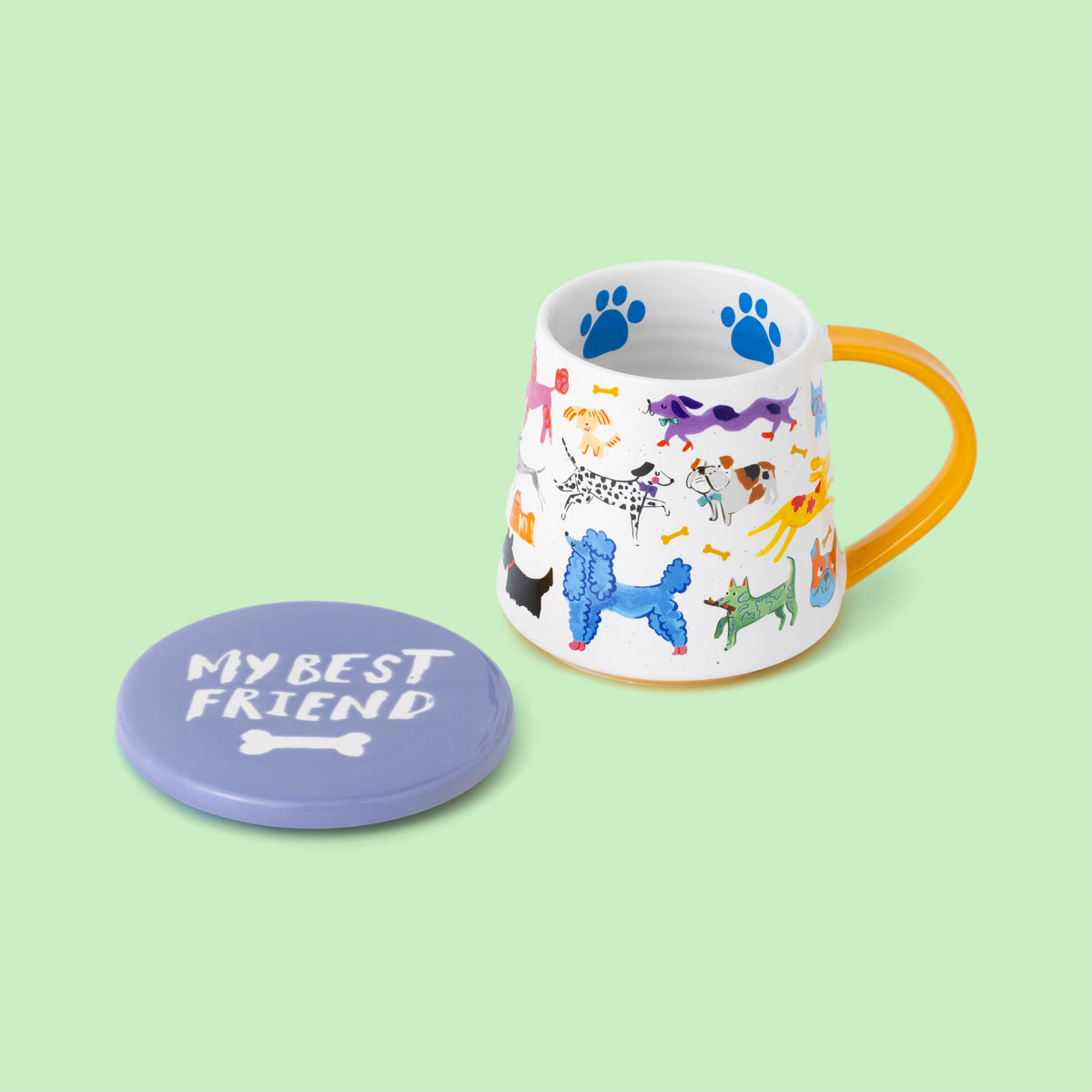 Eleanor Bowmer Cool Dog Club Mug & Coaster Set