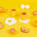 Sunny Side Up Ceramic Coffee Cups - Set of 2