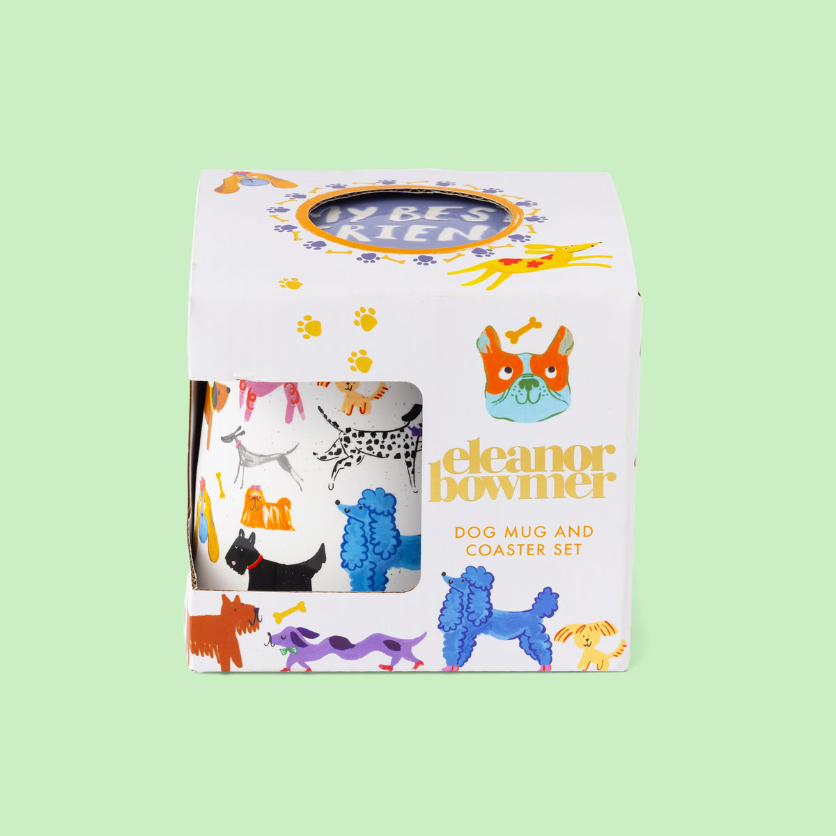 Eleanor Bowmer Cool Dog Club Mug & Coaster Set