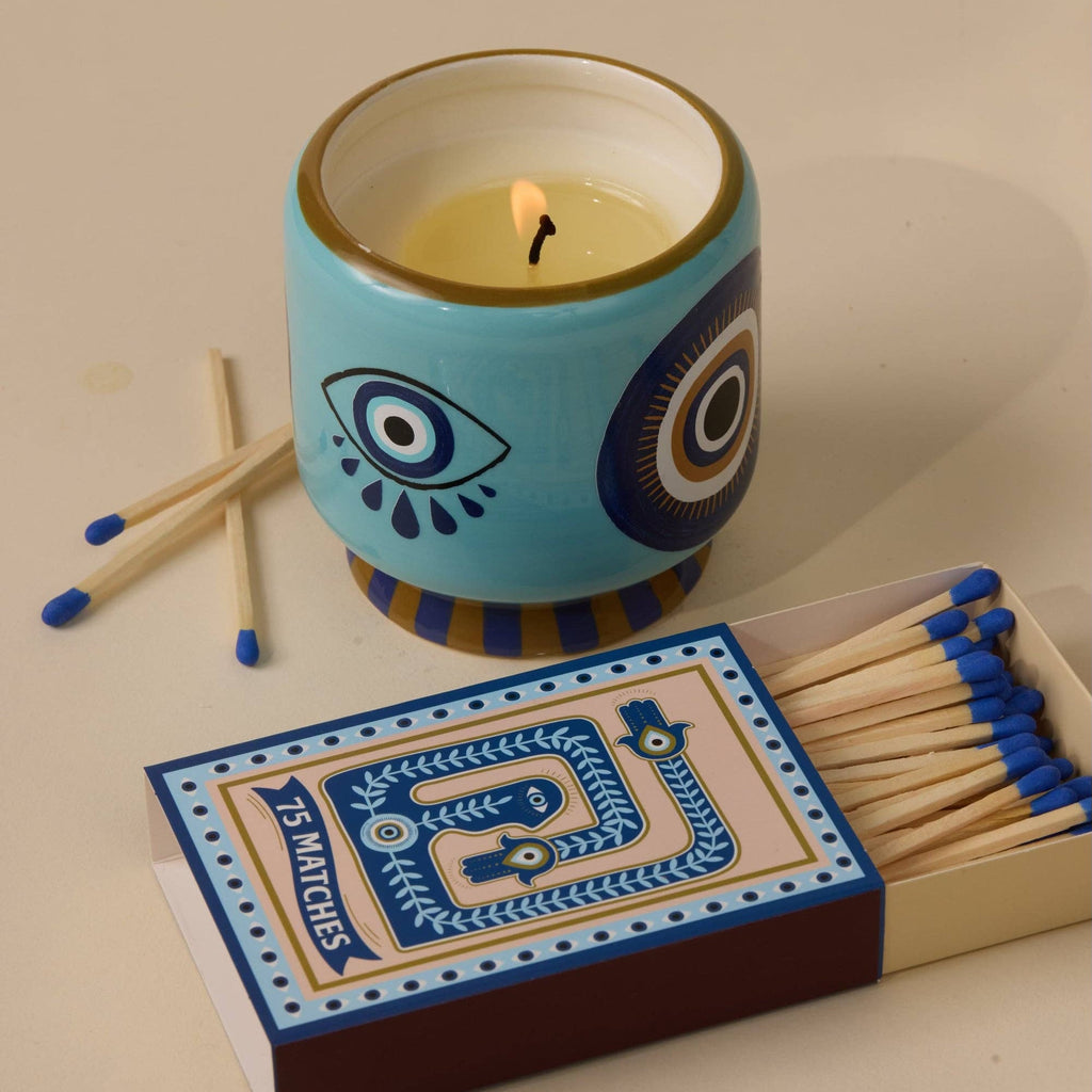 Paddywax A Dopo Eye Ceramic Candle | Incense & Smoke | 8oz