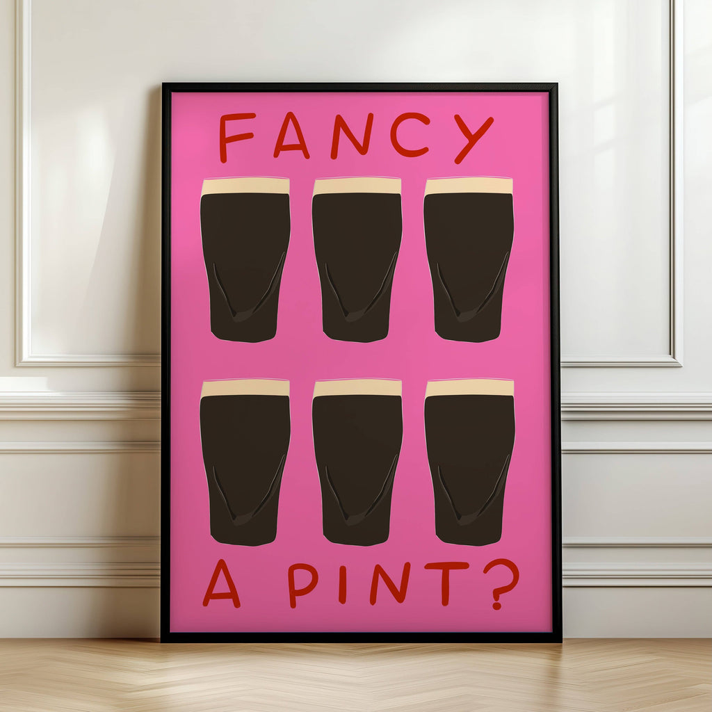 Fancy A Pint? Guinness Wall Art Print