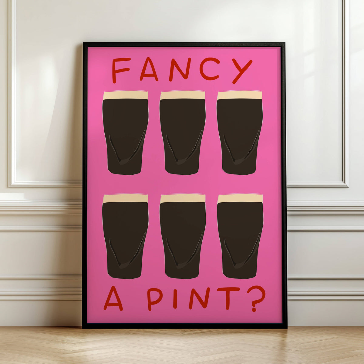 Fancy A Pint? Guinness Wall Art Print