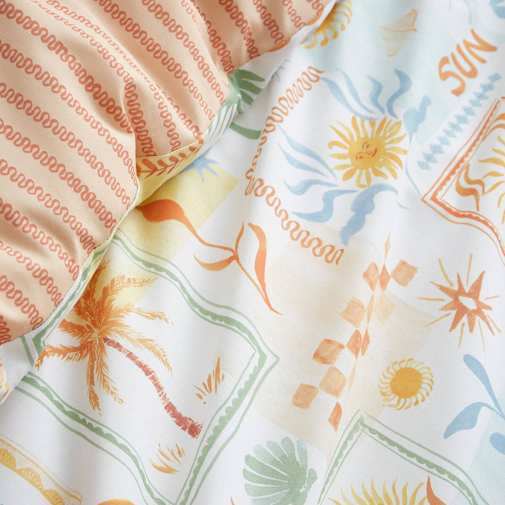 Fusion Soleil Sun Print Duvet Cover Set | Double Sided
