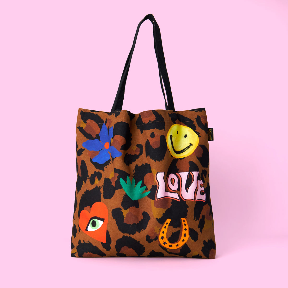 Eleanor Bowmer Leopard Print Icon Tote Bag | 50cm