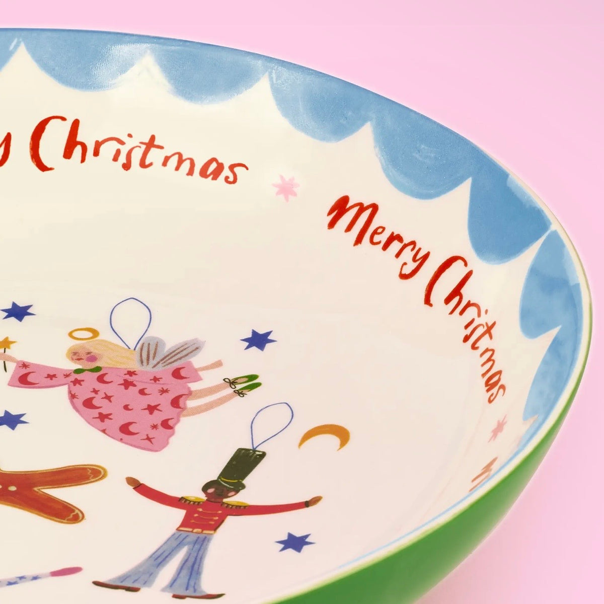 Dear Santa Serving Bowl | Eleanor Bowmer | Festive Stoneware
