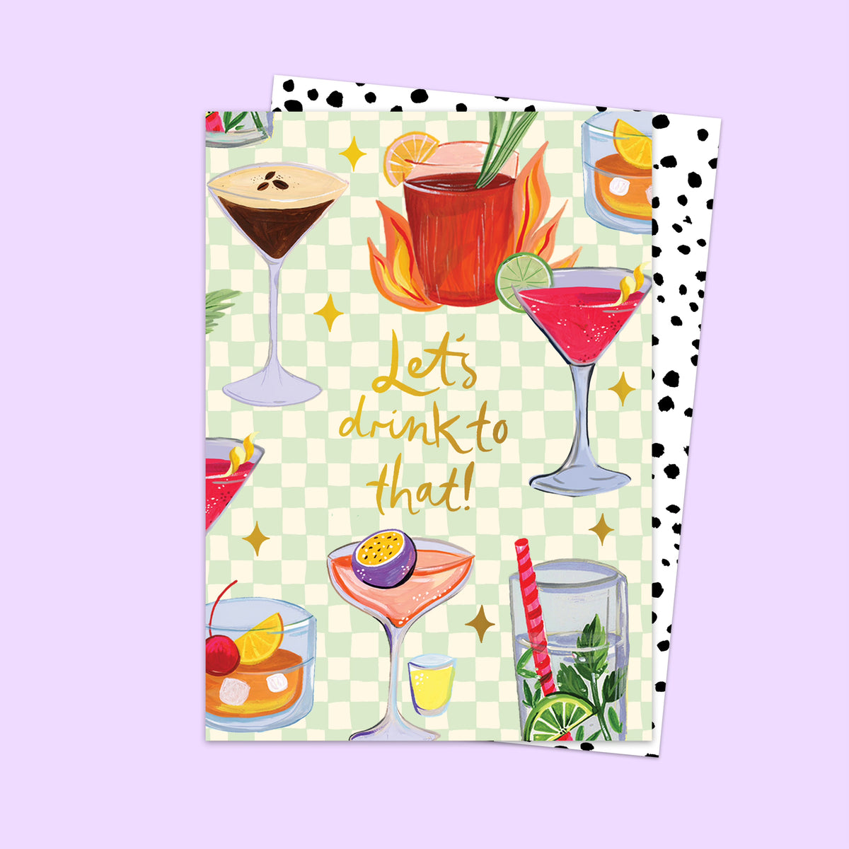 Eleanor Bowmer Let's Drink To That | Birthday Card