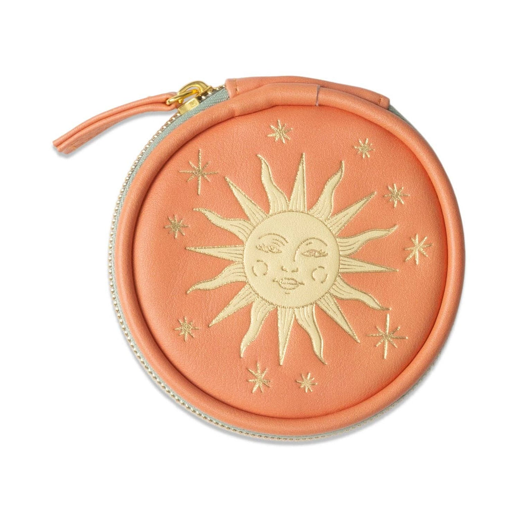 Vegan Leather Pill Case - Sun & Moon
