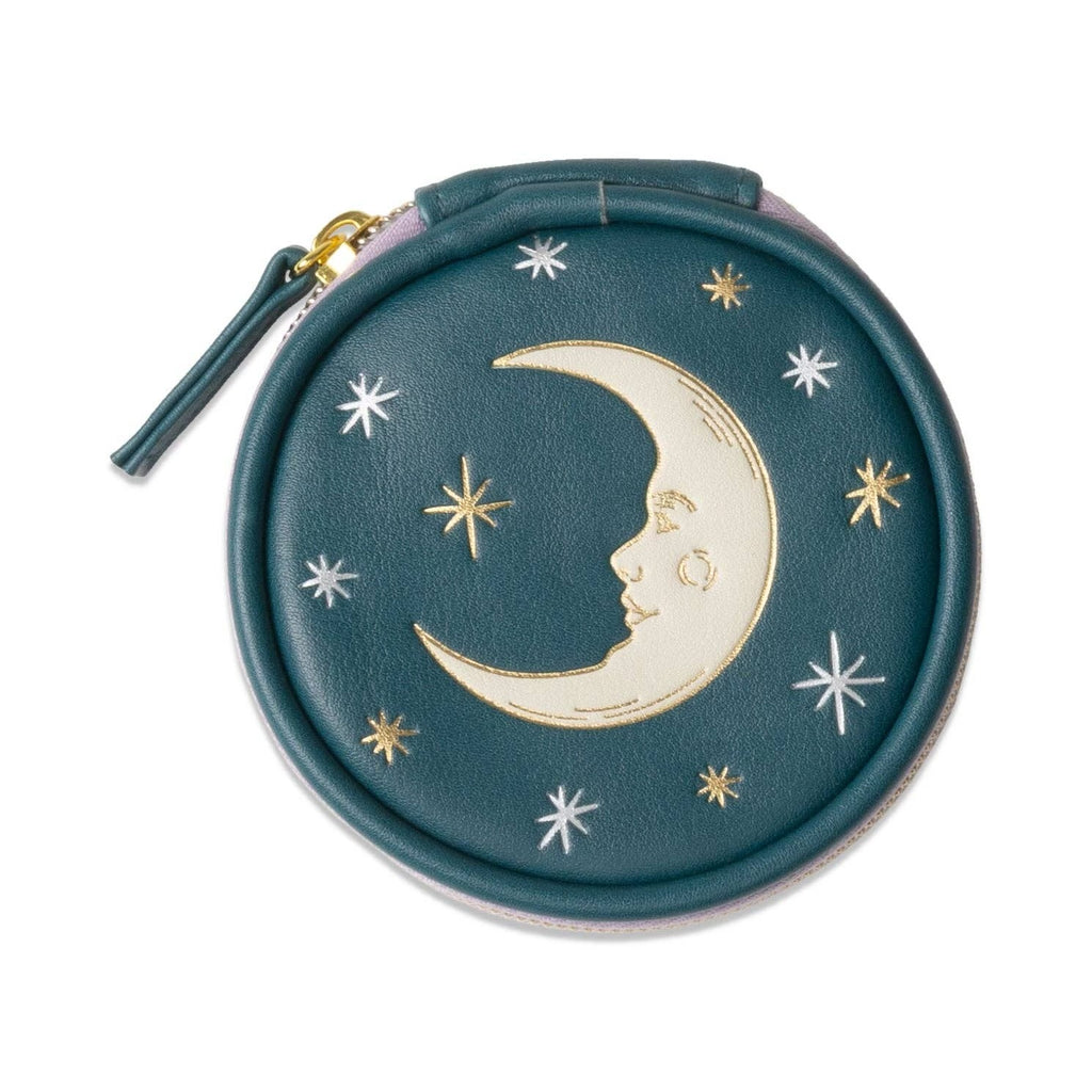 Vegan Leather Pill Case - Sun & Moon