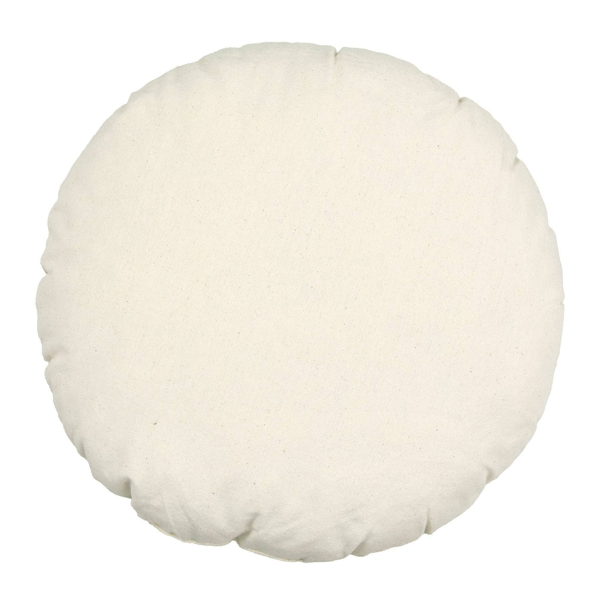 Fusion Soleil Sun Embroidered Round Cushion | Yellow