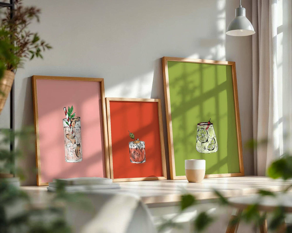 Spicy Margarita | Cocktail Wall Art Print
