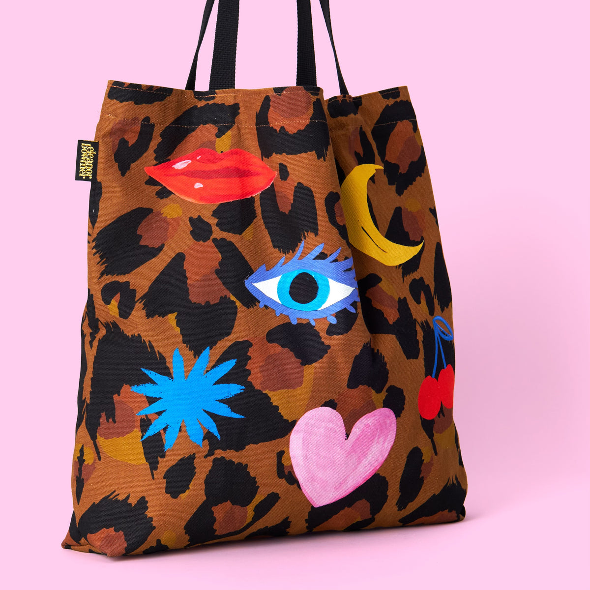 Eleanor Bowmer Leopard Print Icon Tote Bag | 50cm