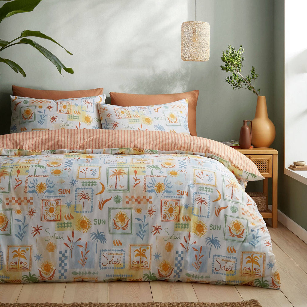 Fusion Soleil Sun Print Duvet Cover Set | Double Sided