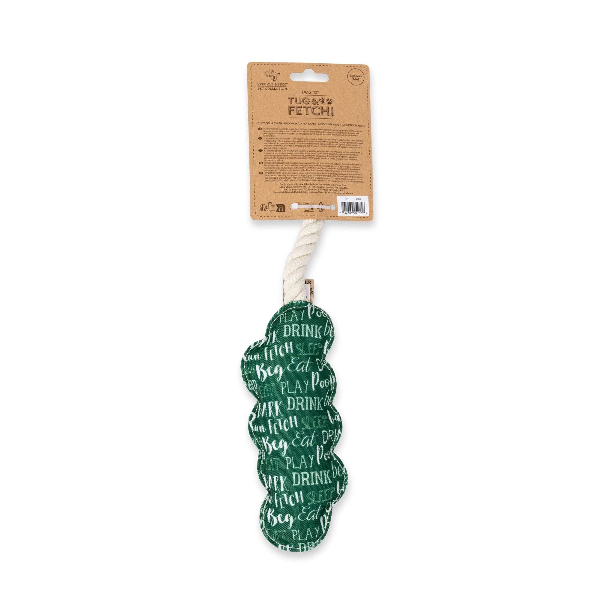 Speckle & Spot Pet Rope Toy - Tomatoes