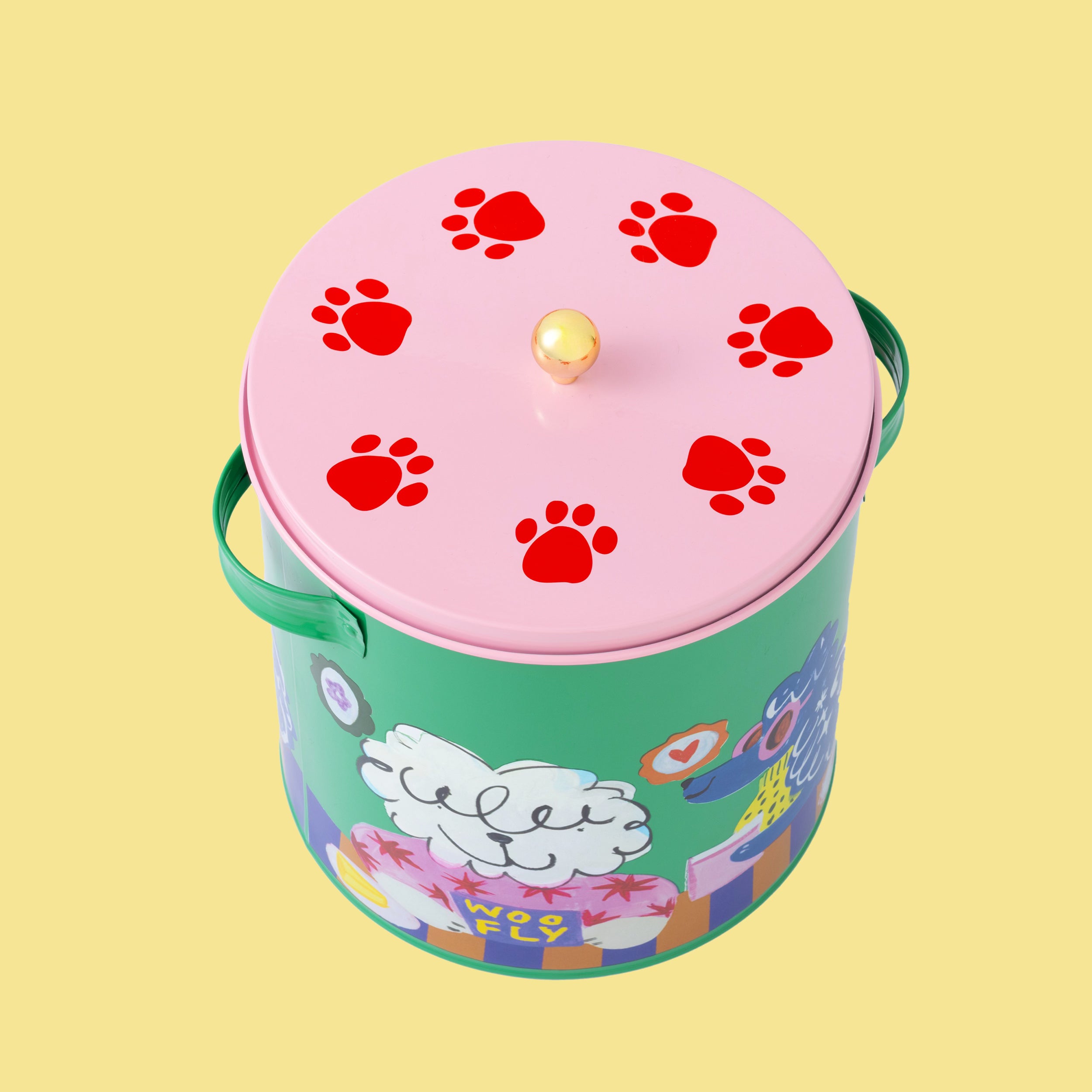 Eleanor Bowmer Cool Dog Club Storage Tin & Scoop