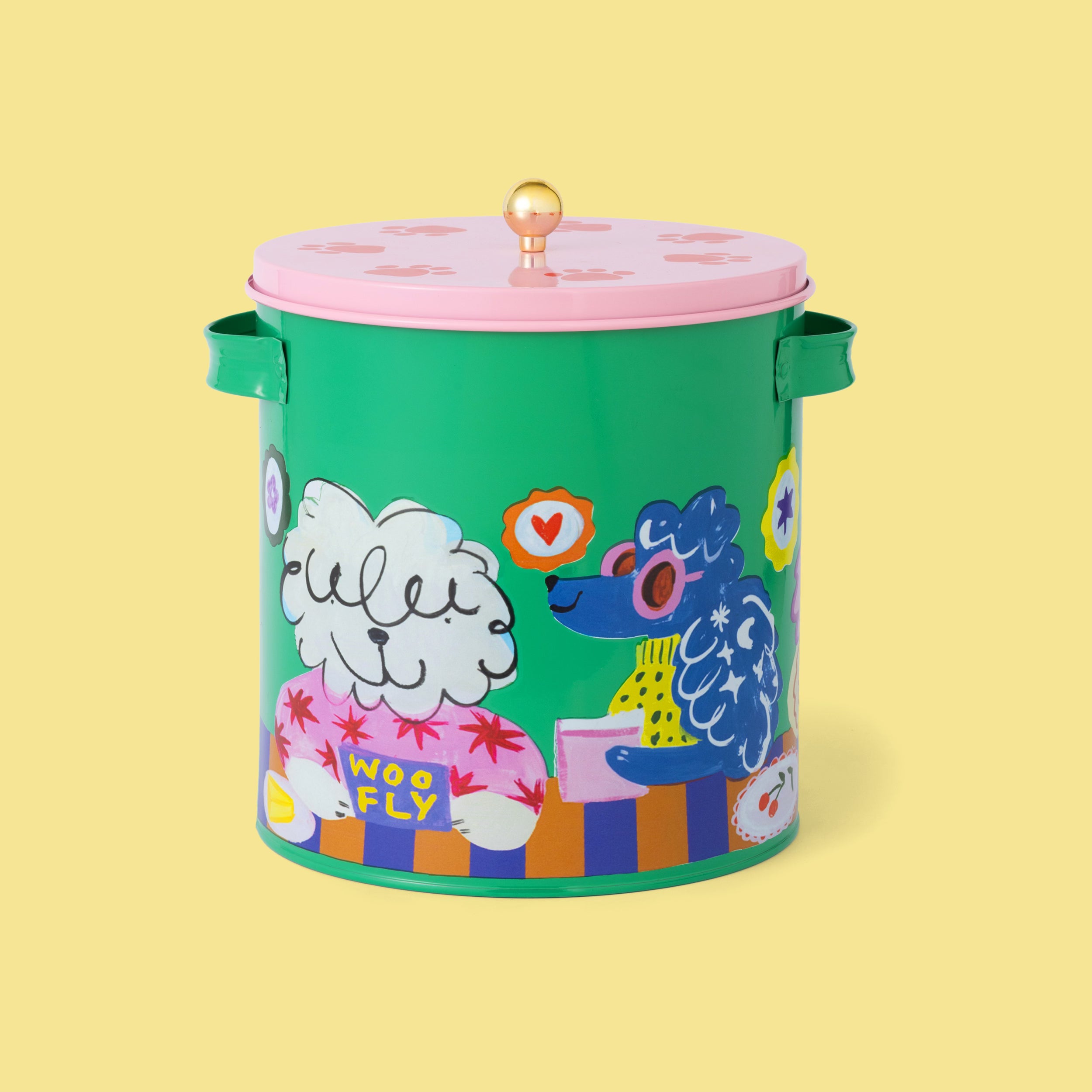 Eleanor Bowmer Cool Dog Club Storage Tin & Scoop